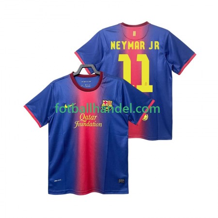 Herre Fotballdrakter FC Barcelona Neymar JR 11 2012 2013 Hjemme Retro Kortermet